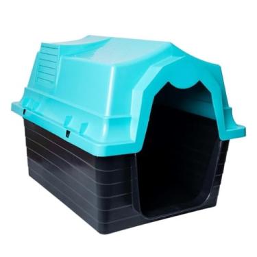 Imagem de Casinha para Cachorro N6 – Resistente, Impermeável e Confortável para Cães de Porte Médio a Grande(Verde)