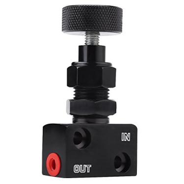 Imagem de Cryfokt Válvula de Proporção de Freio de Alumínio Ajustável para Carro de Corrida, Válvula de Suporte Usinada Com Precisão Adequada para Melhor Controle de Frenagem, Adequada para Pro-Drift, BDC,