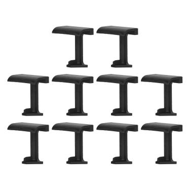 Imagem de Acouto 10 PCS Clipes de Drenagem de Painel Solar Fotovoltaico - Grampos PA66 para Uso Externo, Aquecimento e Fácil Instalação (3,5cm)