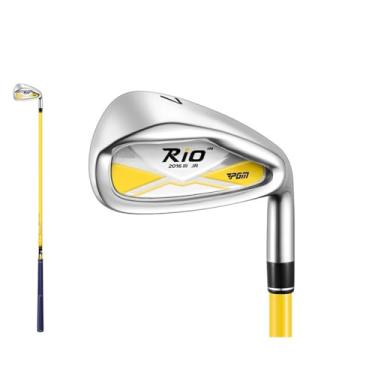 Imagem de Taco de Golfe Infantil Ferro Ferro Meninas Grau #7#S Sand Wedges Iron Club Rod Boy's Beginner Teenage Practice Rod (Amarelo, #7, Idade 9-12)