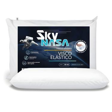 Imagem de Travesseiro Viscoelástico Basic Sky – Conforto e Suporte para um Sono Tranquilo