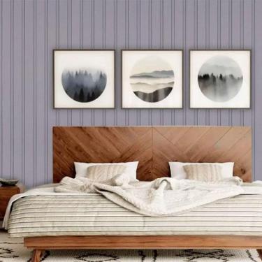 Imagem de Papel de Parede Madeira Ripada MDF Linho - Várias Cores - TACOLADO PAP