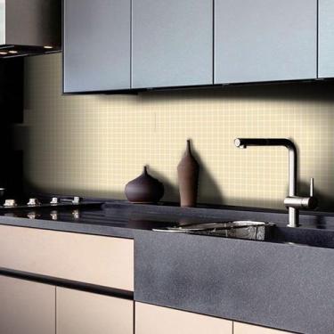 Imagem de Adesivo Destacável Pastilha para Cozinha Clássica Creme - TaColado, 15