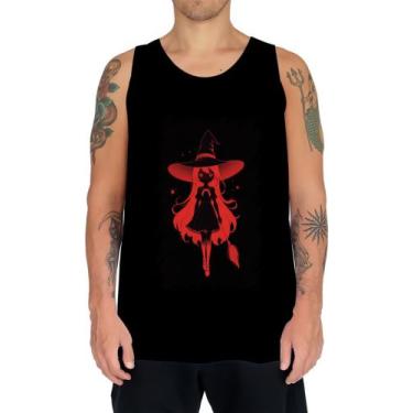 Imagem de Camiseta Regata Bruxa Halloween Vermelha 10 - Kasubeck Store, Baby Loo