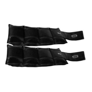 Imagem de Par de Caneleiras Tornozeleira Academia Ginástica 9,0kg - ANILHAS FITN