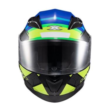 Imagem de Capacete Texx Strike moto motociclista -, Trento Amarelo e Verde Brilh