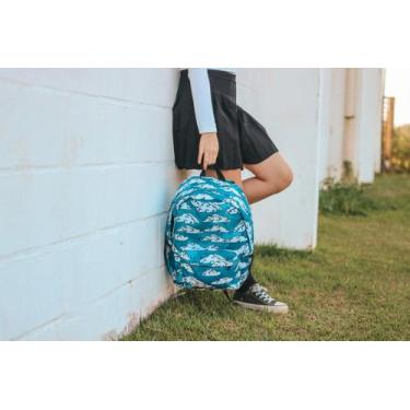 Imagem de Mochila Nuvens Céu Azul Resistente Estampa Moderna - Antro Bag