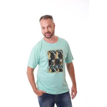 Imagem de Camiseta Masculina Estampa Tropical - Rico Sublime
