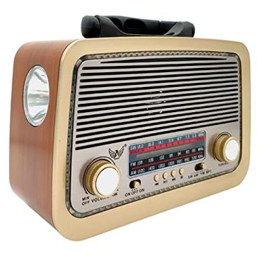 Imagem de Rádio Vintage Am Fm Sw Usb Pen Drive Aux P2 Bluetooth