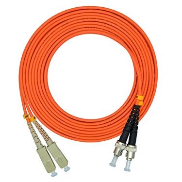 Imagem de Jeirdus 100 metros SC para ST Duplex 62.5/125 OM1 Cabo de fibra óptica multimodo SC-ST