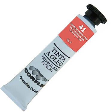 Imagem de Tinta Óleo Corfix 20 ml 041 - Vermelho Cádmio Claro