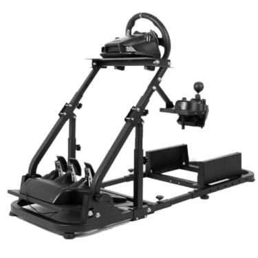 Imagem de Marada Simulator Cockpit More Stable Wheel Stand Height and Length Aadjustable Compatible with Logitech G27 G29 G923 and G920, Thrustmaster T80 T150 T300RS, Wheel & Pedals Not Included