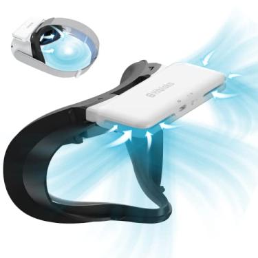 Imagem de HiBloks Cooling Fan Face Cover for Meta/Oculus Quest 2 Accessories, Soft PU Face Cover, Quest 2 Cooling Fan Active Air Circulation Ventilation to Relieve Lens Fogging (2 Speeds)