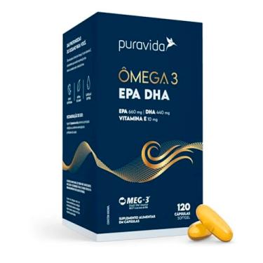 Imagem de Ômega 3 EPA DHA BIG 120 Cápsulas - Puravida