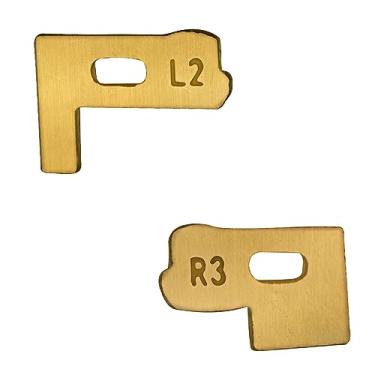 Imagem de ubrokeifixit Conector de carregamento Gear Fit 2 Pro de substituição para Samsung Gear Fit 2 Pro SM-R365/Gear Fit 2 SM-R360 dourado (conector carregador R360/R365)