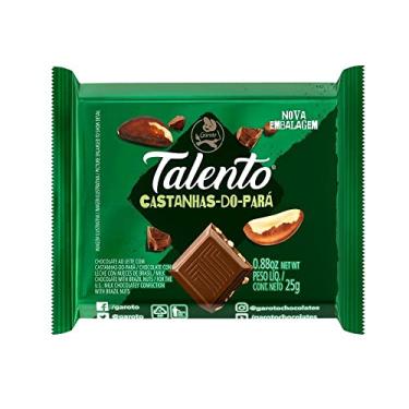Imagem de Chocolate Mini Talento Verde Castanha Pará 25Gr C/15un - Garoto