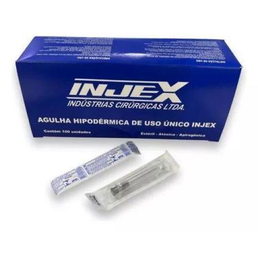 Imagem de AGULHA DESCARTÁVEL 30,00  x  7,0 C/100 ( 22G1 1/4" ) PRETO INJEX