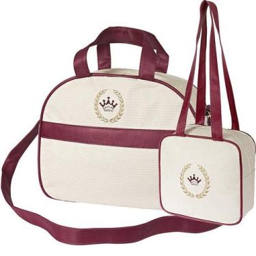 Imagem de Kit Bolsa Maternidade Basic Palha 2 Peças P e G - Talismã