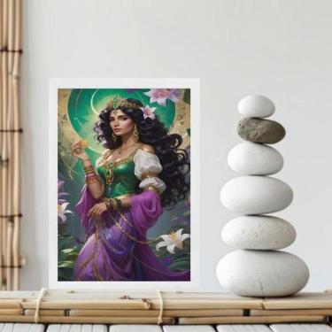 Imagem de Quadro Decorativo Cigana Sarita 24X18Cm