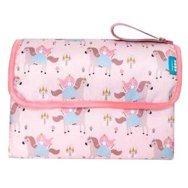 Imagem de Trocador Portátil Bebê Fraldas Impermeável Acolchoado Tam G - Princesinha Cici