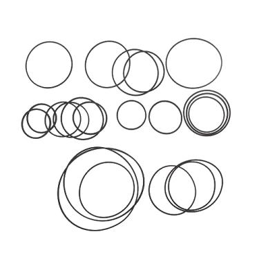 Imagem de YOGOTEU Largura 1 mm 35-65 mm 190 mm Nova correia de borracha para gravadores CDROM, máquinas de vídeo, unidade de DVD (20 peças) Cinto de fita cassete CDROM Máquinas de vídeo Cinto de transmissão de