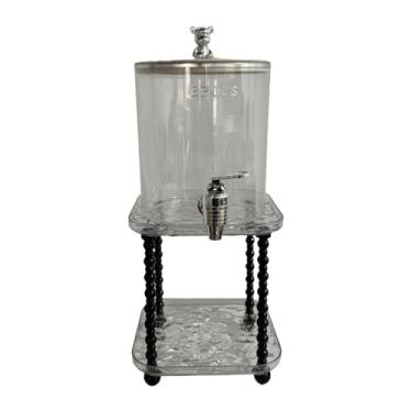 Imagem de Ioensy Iced Beverage Dispenser Lemonade Chalttle sem pingando o recipiente de chá de água fria dispensador de de bebida fria para churrasco para, com Rack