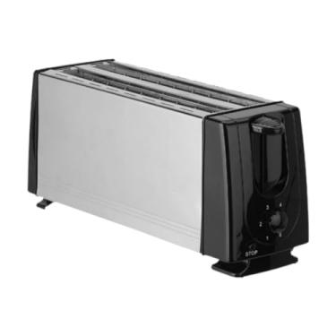 Imagem de Ioensy Máquina de café da manhã de torradeira de pão european padrão plug 4 fatias fáceis de limpar configurações ajustáveis ​​fabricantes de panini para