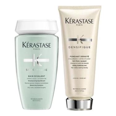 Imagem de Kit Kérastase Shampoo Divalent 250ml + Cond Densite 200mls