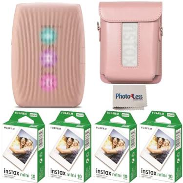 Imagem de Fujifilm Pacote para impressora Instax Mini Link 3 (rosa rosa) com filme Fujifilm Instax Mini (40 folhas), capa protetora Mini Link 3