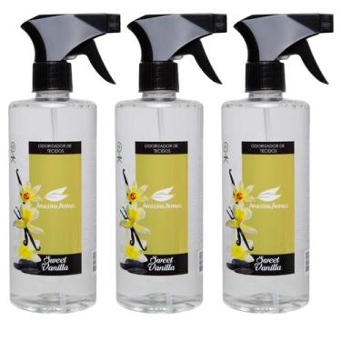 Imagem de Kit 3 Odorizador de Tecidos e Ambientes Sweet Vanila 500ml - Amazônia 