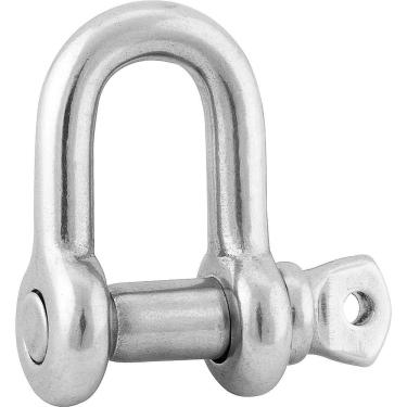 Imagem de Manilha Reta Para Cabo De Aço 5/16" Aço Inox - Vonder