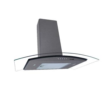 Imagem de Coifa Fogatti De Parede Clean Vidro Curvo Kromanox 70cm 220v