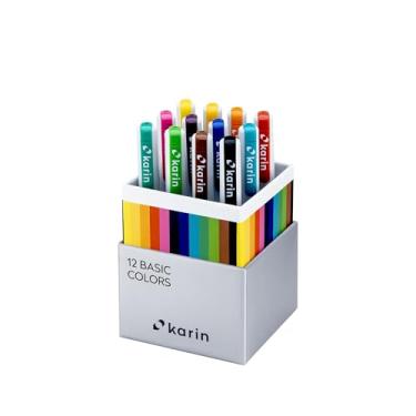 Imagem de Karin Realbrush PRO Basic Colors - um conjunto de 12 pincéis em uma capa exclusiva e protetora.