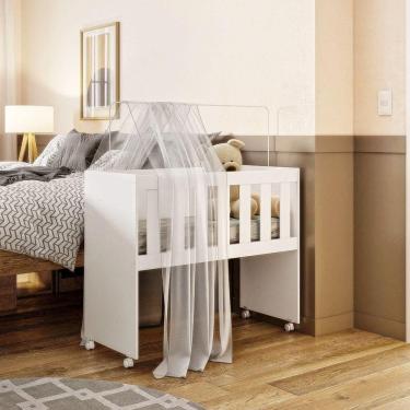 Imagem de Miniberço Rubi Branco Multifuncional Tigus Baby