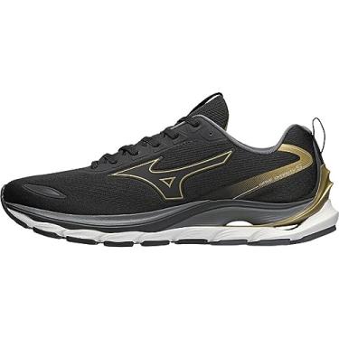 Imagem de Tênis Mizuno Masculino Wave Dynasty 5 Preto/ouro 101041041-801 40