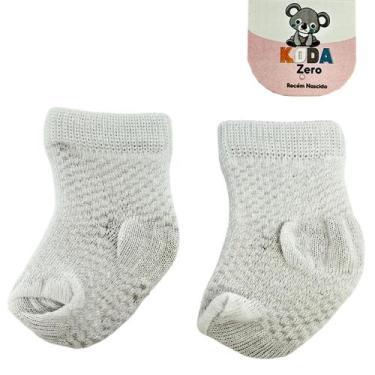 Imagem de Meia Infantil Recém Nascido Koda, Branco, RECÉM NASCIDO