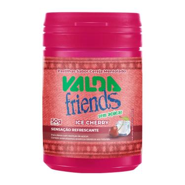 Imagem de Pastilhas Valda Friends Ice Cherry Sem Açúcar 50g