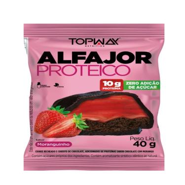 Imagem de Alfajor Proteico Topway Moranguinho 40g