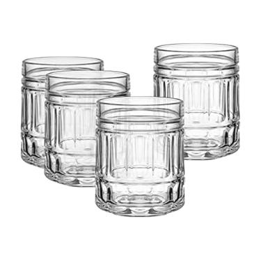 Imagem de Mikasa Copos de uísque vintage duplo Lawrence, conjunto com 4, transparente