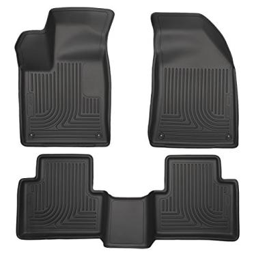 Imagem de Husky Liners Serve para Chrysler 200 Weatherbeater 2015-16 Tapetes dianteiros e 2º assento, preto, 99071
