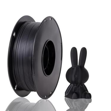 Imagem de TINMORRY Filamento PETG 1.75, filamento de impressora 3D PETG, compatível com impressora 3D Bambu FDM, carretel de 1 kg, preto fosco