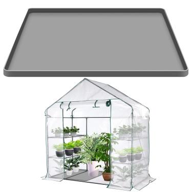 Imagem de ANLEBUY Tapete De Estufa Grande, Bandeja Coletora Gotejamento, Silicone Para Áreas Externas Com Borda Elevada, Casas Externa, Grande Plantas, Piso Antiderrapante E À Prova D'Água, Jardim 60 Cm X