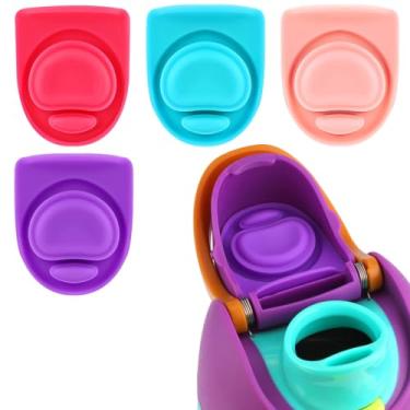 Imagem de 4 peças de rolha de substituição compatível com Owala FreeSip 680.4 g 947.2 g, junta de tampa superior de garrafa de água para Owala 19/24/32/1,134 g, tampa de garrafa de vedação, peça de tampão de