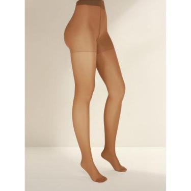 Imagem de Kit 3 Meia Calça Europeu Fio 15 Trifil 6329 Casapaula, Natural, P