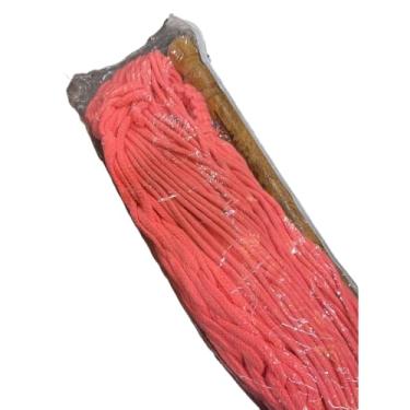 Imagem de Rede Cadeira Balanço Descanso Teto Suspensa Trançada Reforçada(Rosa Neon)