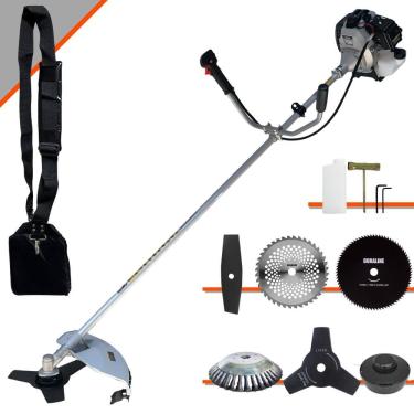 Imagem de Roçadeira Profissional Com Sistema Antivibração À Gasolina 2T TBC43H Toyama 43cc 1,7HP Completa Com 6 Opções de Cortes Para Todos os Tipos de Trabalho
