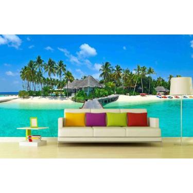 Imagem de Papel de Parede Painel Fotográfico Praia n34 2,00X3,00 - Voce Decorand