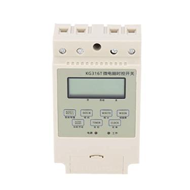 Imagem de aqxreight Interruptor do Timer Eletrônico Digital Com Controle de Tempo do Microcomputador para Montagem Trilho 220V 25A