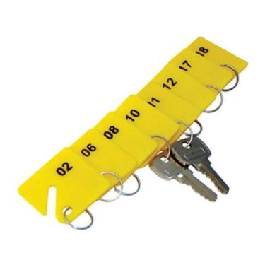 Imagem de Chaveiro identificador . kit c 100 chaveiros- claviculario - PONTUAL