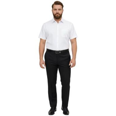 Imagem de Calça social masculina alfaiataria plus size - DEMORGAN UNIFORMES, Pre